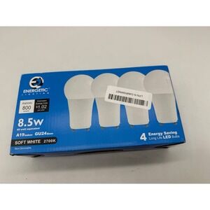 (4-Pk) Energetic Ligthing Dimmable LED Light Bulbs 60W-NEW.A7